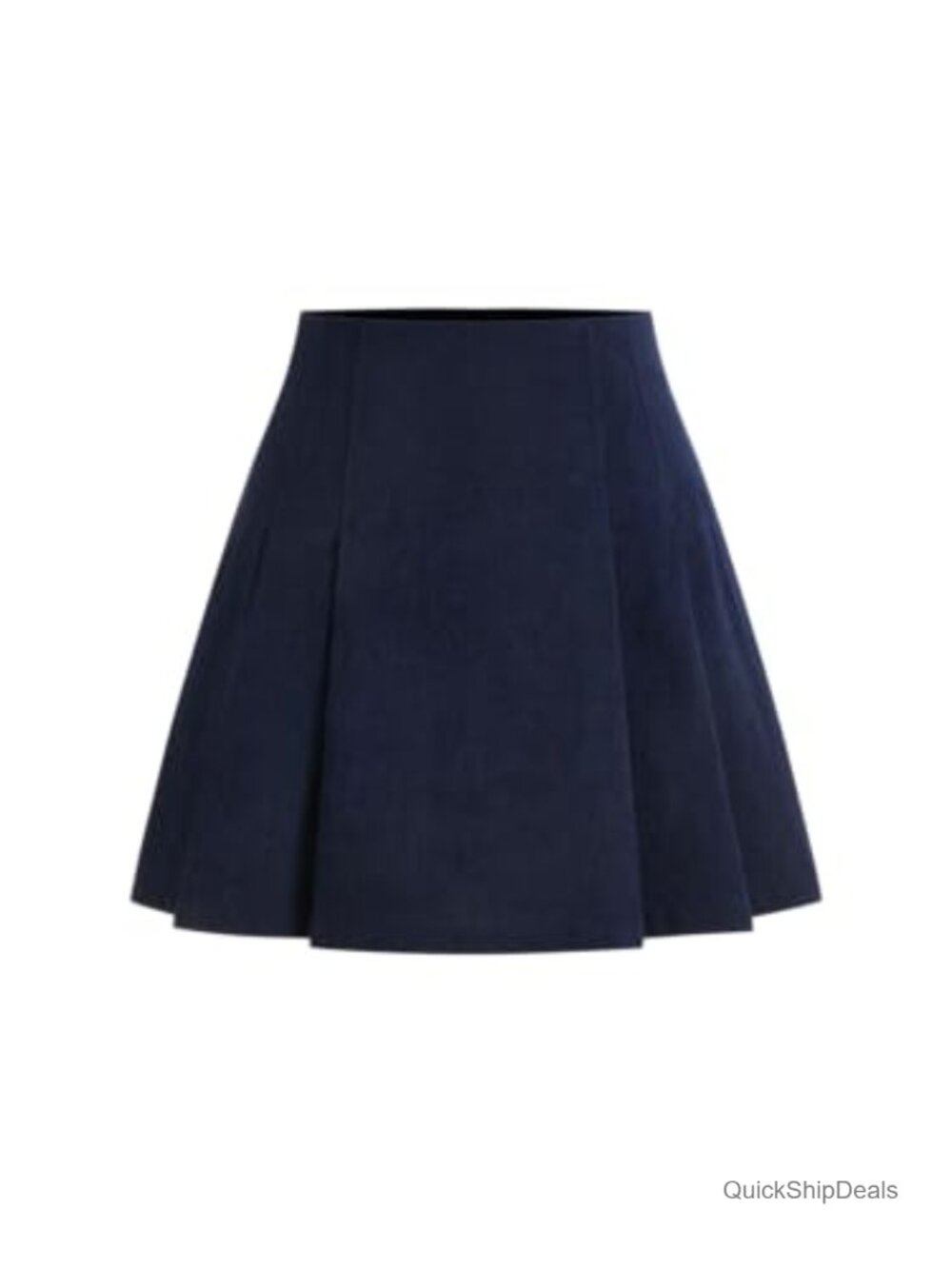 Navy A-Line Mini Skirt